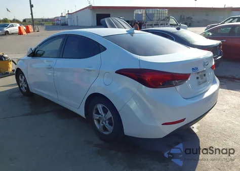 2015 Hyundai Elantra Se from USA, damaged, VIN 5NPDH4AE1FH577661